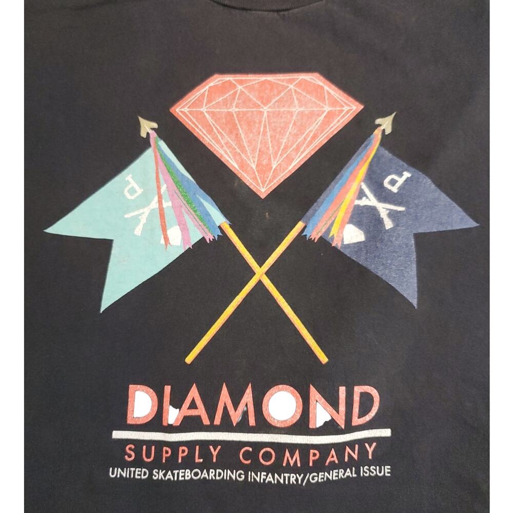 Diamond Supply Co. | US Skateboarding Infantry Graphic T-Shirt| Size M